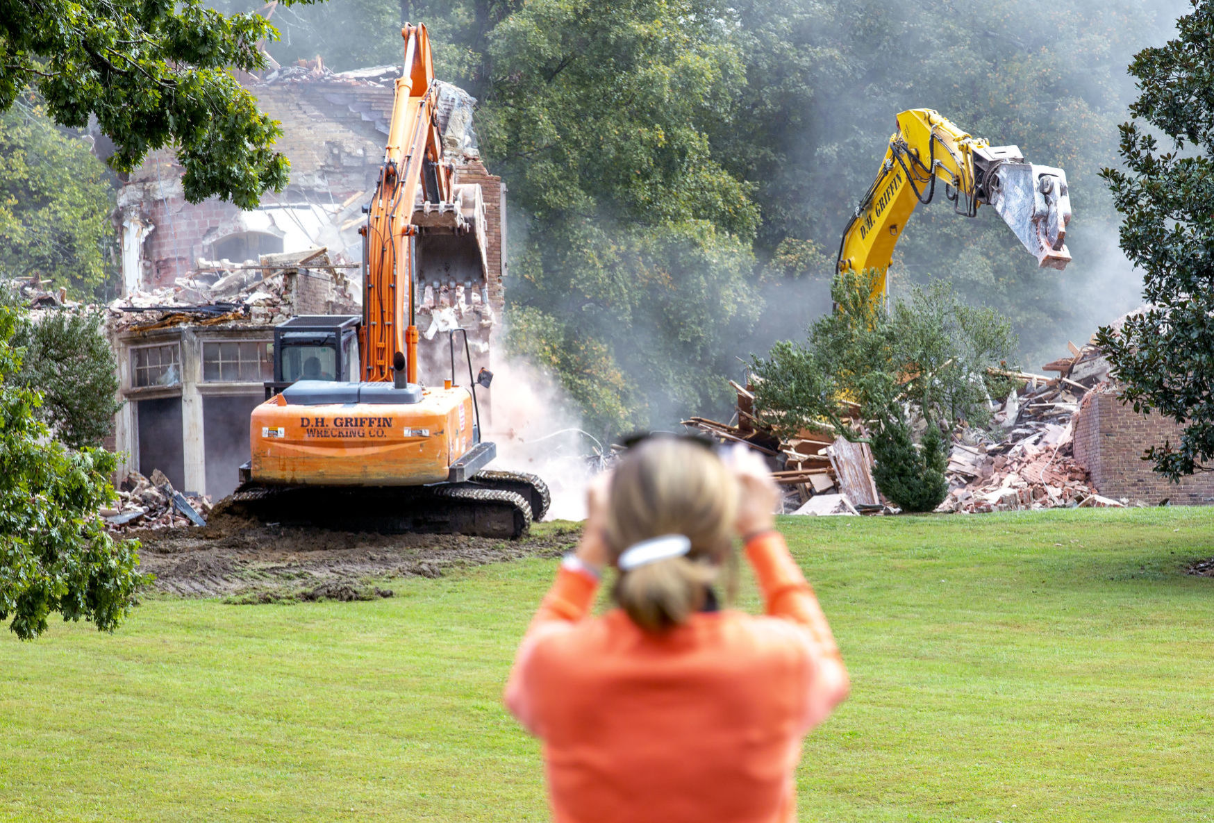 Demolition of Adamsleigh estate